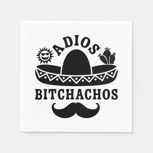 Grappige Vakantie Quote Servet (Voorkant)