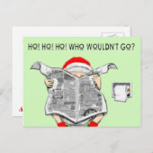 grappige vakantiekaart feestdagenkaart (Voorkant / Achterkant)