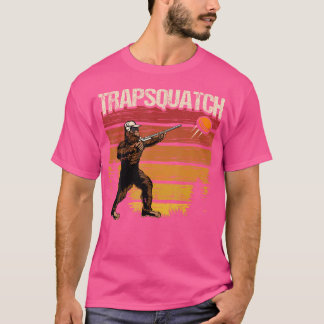 Grappige val klei schieten Bigfoot Trapsquatch Man T-shirt