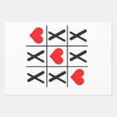 Grappige Valentijn Harten Koppels Matching Lovers Inpakpapier Vel (Voorkant)