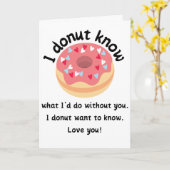 Grappige Valentijn Ik Weet Niet Vouwen Kaart (Gele Bloem)