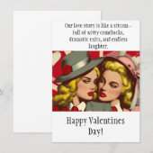 Grappige Valentijn Notitiekaartje (Voorkant / Achterkant)