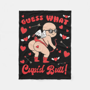 Grappige Valentijn, Raad eens wat Cupid Kont Fleece Deken
