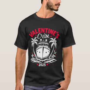 Grappige Valentijns Cruise 2025 Romantische Koppel T-shirt
