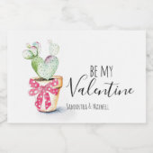 Grappige Valentijns Mousserende Wijn Sparkling Wijnetiket (Enkel label)