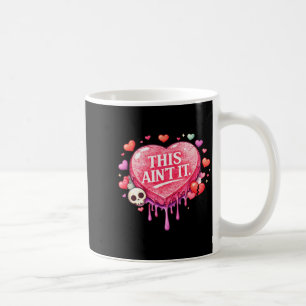 Grappige valentijnsdag conversation hearts snoep d koffiemok