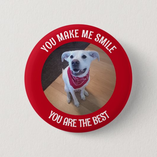 Grappige Valentijnsdag die je me laat lachen Ronde Button 5,7 Cm (Voorkant)