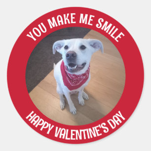 Grappige Valentijnsdag die je me laat lachen Ronde Sticker