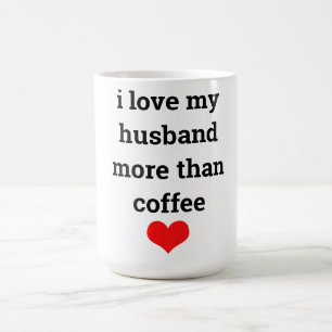 Grappige Valentijnsdag Koffie I Love Husband Gift Koffiemok