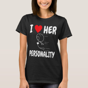 Grappige Valentijnsdag Koppel Matching Ik Hou Van T-shirt
