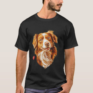 Grappige Valentijnsdag Nova Scotia Duck Tolling Re T-shirt