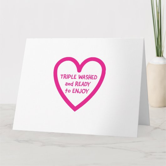 Grappige Valentijnsdag, ondeugende Valentijnsdag c Kaart (Voorkant)