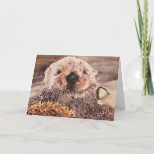 Grappige Valentijnsdag Zee otter significante otte Feestdagen Kaart
