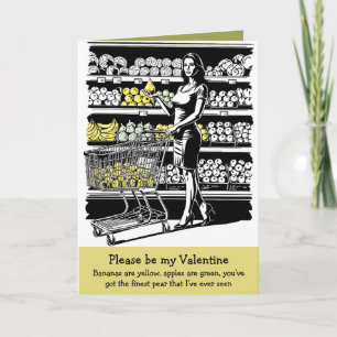 Grappige Valentijnskaart met een Grappige Slogan Kaart