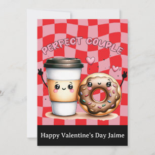 Grappige Valentijnskaart voor Koffiekoppels Feestdagenkaart