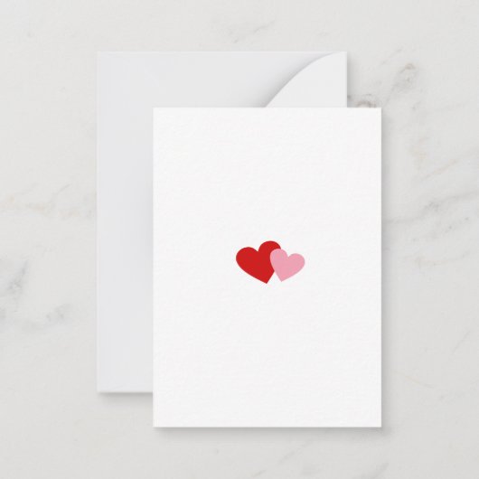 Grappige Valentijnskaarten voor kinderen (Luiaardh Notitiekaartje (Achterkant)