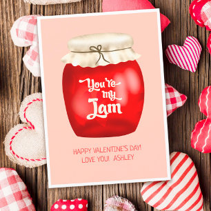 Grappige valentine Jam citaat  jij bent mijn jam Kaart