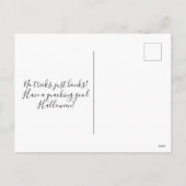 Grappige Vampire Goose Halloween Feestdagenkaart (Achterkant)