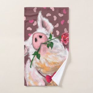 Grappige Varken Badhanddoeken Bad Handdoek