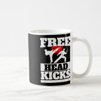 Grappige vechtsport gratis hoofdtrappen koffiemok