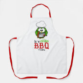 Grappige vegan BBQ Schort (Voorkant)