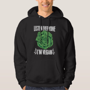 Grappige Vegetarische Citaten Spreuken Plantaardig Hoodie