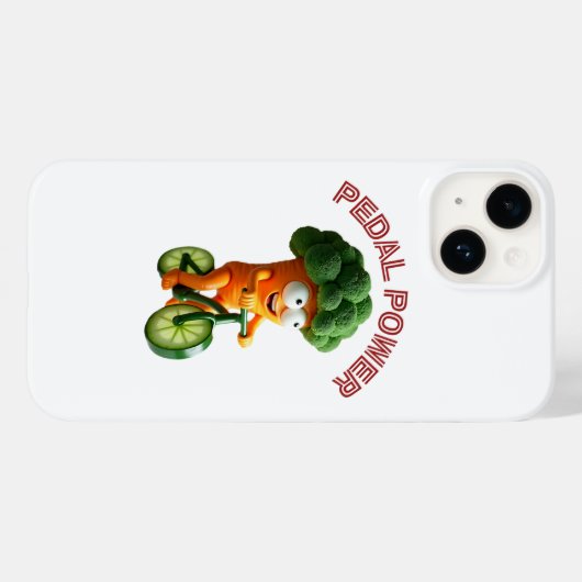 Grappige Veggie Rider Case-Mate iPhone Case (Achterkant (horizontaal))