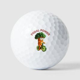 Grappige Veggie Rider Golfballen