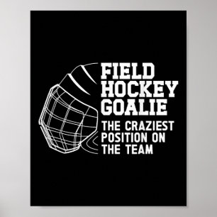 Grappige veldhockey doelman veldhockey keeper poster