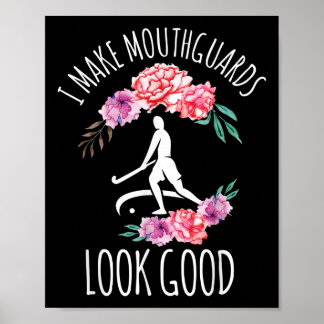 Grappige veldhockeyuitrusting voor vrouwen poster