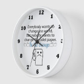 Grappige verandering toilet papier roll badkamer (Hoek)