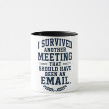 Grappige "Vergadering Had Een E-mail Kunnen Zijn"