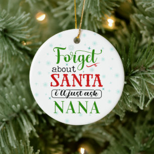 Grappige Vergeet Sinterklaas NANA Kerst Ornament