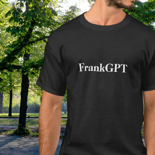 Grappige verjaardag aangepaste naam & GPT-collega  T-shirt