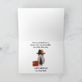 Grappige verjaardag baas kaart (Binnen)