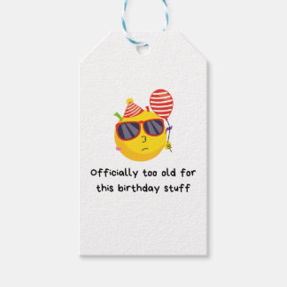 Grappige Verjaardag Cadeaulabel