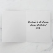 Grappige Verjaardag Corgi met Bone Kaart (Binnen)