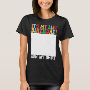 Grappige verjaardag - Het is mijn 21e verjaardag T T-shirt