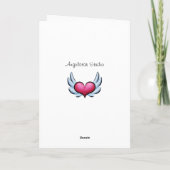 Grappige Verjaardag Kaart - "Cake on Fire" (Achterkant)