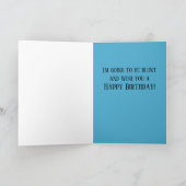 Grappige Verjaardag Kaart Schaar (Binnen)