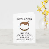 Grappige verjaardag Kaart voor mannen | Funny Husb (Gele Bloem)