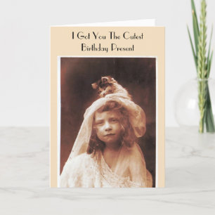 Grappige verjaardag kan me niet herinneren waar ik kaart