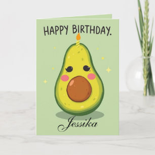 Grappige Verjaardag Let's Get Smashed Avocado Kaar Kaart