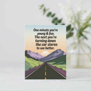 Grappige Verjaardag Ouder Worden De Auto Minder Ha Briefkaart