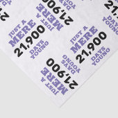 Grappige  verjaardag tissuepapier (Detail)