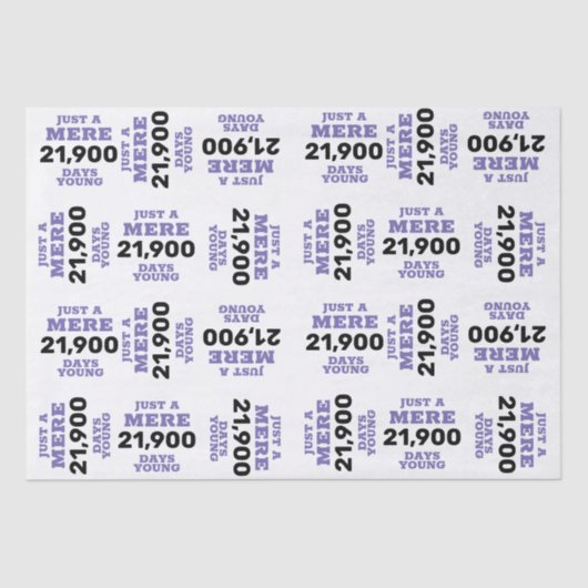 Grappige  verjaardag tissuepapier (Voorkant)