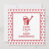 Grappige verjaardag van tuinman of pensioenfeest kaart (Voorkant)