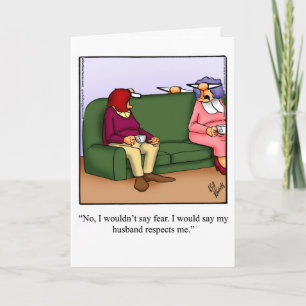 Grappige verjaardags humor kaart