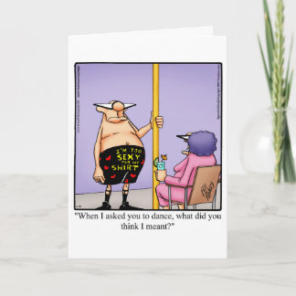 Grappige verjaardags humoristische wenskaart kaart