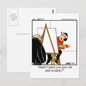 Grappige Verjaardagsansichtkaart Voor Na Je 40e Briefkaart (Voorkant / Achterkant)